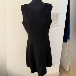Just...Taylor Black Textured Mini Dress